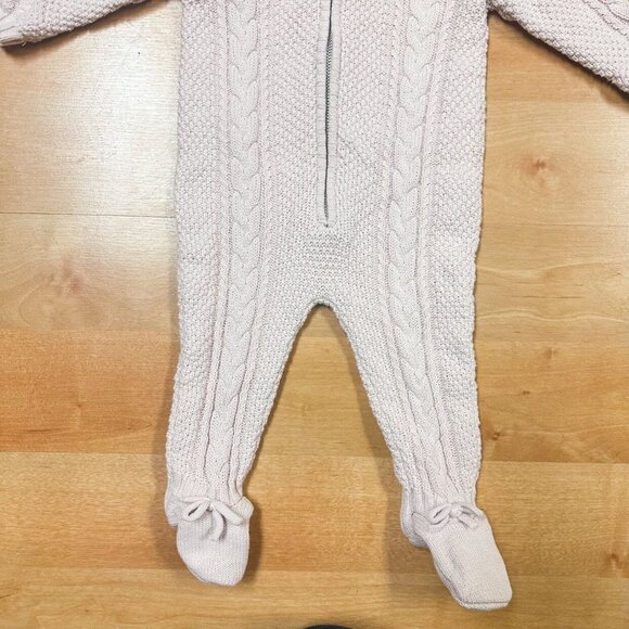 NWT Max Studio Baby Girls Pink Knitted Baby Bunting Size 3-6M - Picture 4 of 7